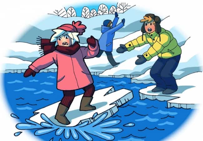 Меры безопасности на водоемах в период таяния льда
