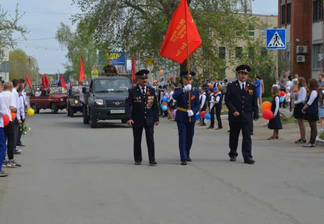 В Кетовском районе прошли торжественные мероприятия, посвящённые Дню Великой Победы