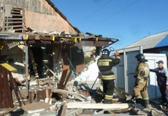 От взрыва газа пострадал дом в с. Кетово