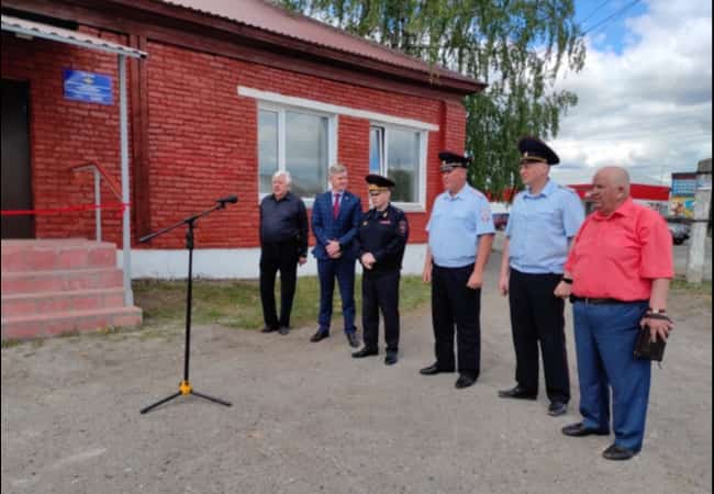 В селе Введенское Кетовского района после капитального ремонта открылся участковый пункт полиции
