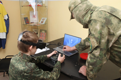 Юнармейские отряды Кургана играли в «Зарницу»