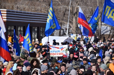 «Крымская весна». В Кургане прошел праздничный концерт
