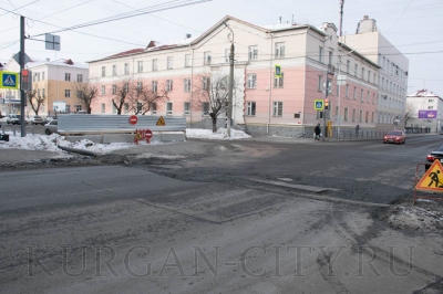 С 3 февраля перекресток улиц Ленина и К. Мяготина будет временно закрыт в связи с ремонтными работами на сетях
