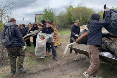 Ни дня без помощи городу! Пострадавшие от паводка городские территории продолжают приводить в порядок