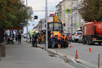 В Кургане идет ремонт одной из главных транспортных артерий – улицы Ленина