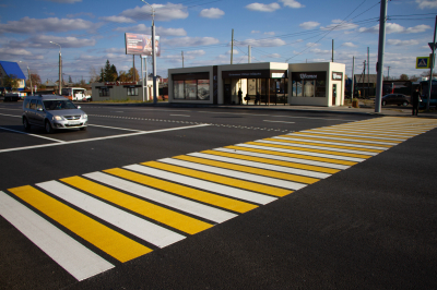 В Кургане обновлена улица Гагарина