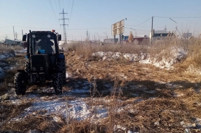 МБУ «КурганЛес» проводит работы по профилактике пожаров