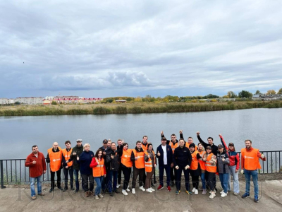 С заботой о родном городе.  Курганские предприятия участвуют в благоустройстве города