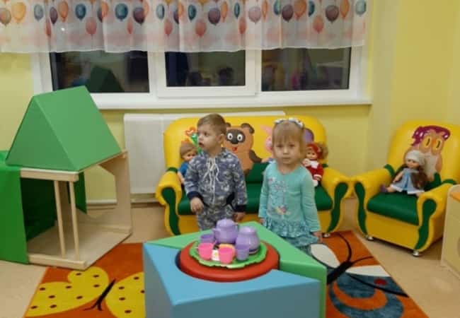 Сегодня впервые переступили порог нового детского сада в с. Кетово ,,Светлячок'' наши ребятишки