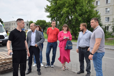 Глава города Кургана Антон Науменко провёл очередной рабочий объезд по благоустройству и ремонтам