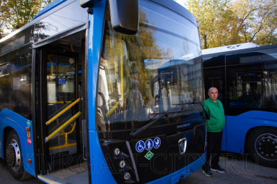 На улицы Кургана выйдут новые вместительные автобусы