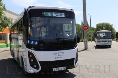 На улицах Кургана появилась очередная партия новых пассажирских автобусов