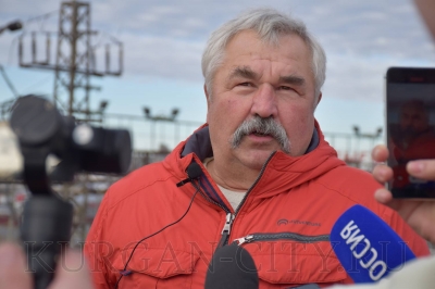 Член Общественной палаты города Кургана Сергей Конев проконтролировал ход ремонтных работ на Некрасовском путепроводе и Кировском мосту