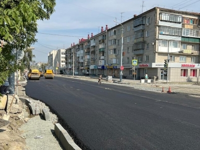 Продолжается ремонт улицы Куйбышева