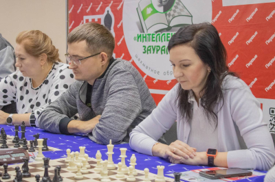 «Папа+Мама+Школа+Я=Шахматная семья». В Кургане наградили победителей муниципального этапа фестиваля