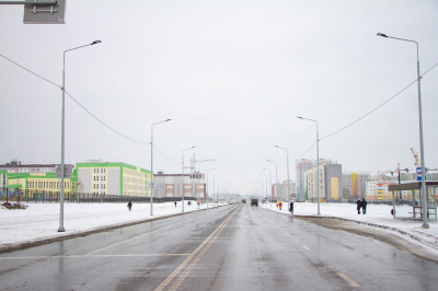 В Кургане в тестовом режиме запускают автобусы по новым построенным улицам