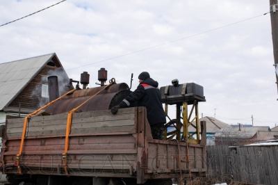 В Кургане продолжаются работы в рамках противопаводковых мероприятий