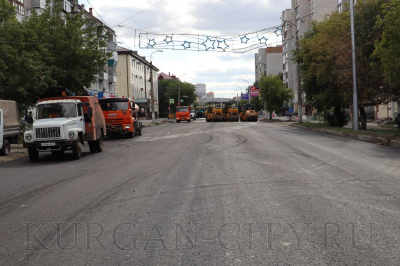 На улице Коли Мяготина готовятся к укладке асфальта на пересечении с улицей Красина