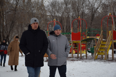 С контролем по городу. Временно исполняющий полномочия главы города Антон Науменко провел рабочий объезд