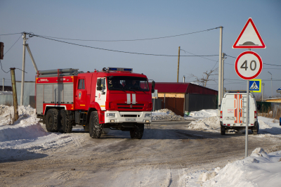 Первое в новом году учение по ликвидации ландшафтного пожара прошло в Смолино