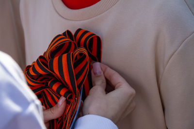 В Кургане дан старт акции «Георгиевская лента»