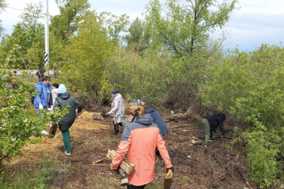 Курганцы выходят на субботники, чтобы дружно навести порядок после паводка