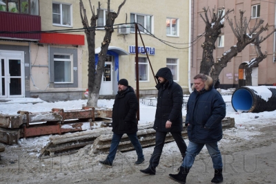 Ремонт сетей на улице К. Мяготина – на особом контроле городских властей
