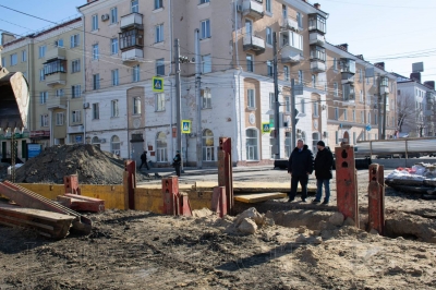 Ход работ на перекрестке улиц К. Мяготина – Красина – на контроле Департаменте ЖКХ