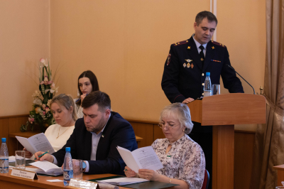 На заседании Курганской городской Думы курганская полиция отчиталась о работе за 2023 год