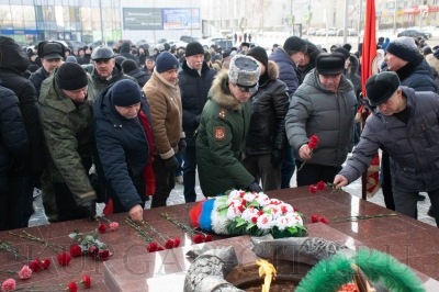 В Кургане состоялось памятное мероприятие, приуроченное  к 34-ой годовщине вывода советских войск из республики Афганистан