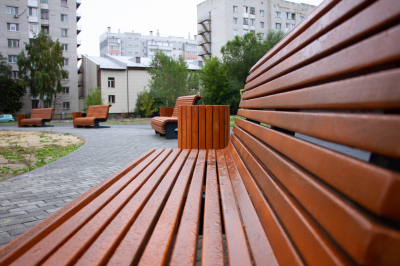 В Заозёрном благоустроили ещё одну общественную территорию