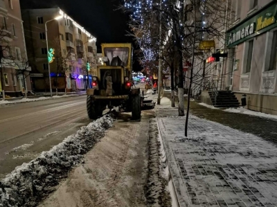 В центре внимания – уборка дорог и пешеходных частей