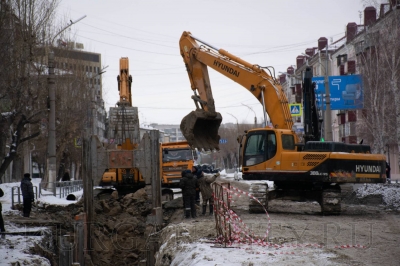Масштабная замена сетей продолжается на улице К. Мяготина