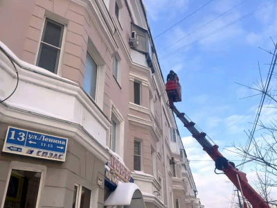 Осторожно – сосульки на крышах!