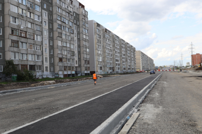 Строительство продолжения автодороги по улице Бурова-Петрова – на финишной прямой