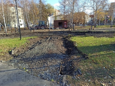 Благоустройство Городского сада продолжается