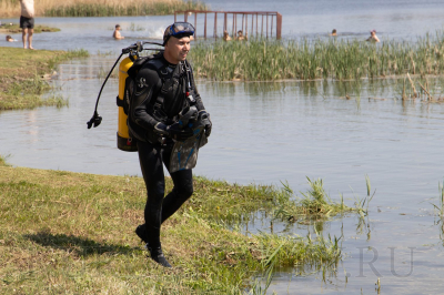 В Кургане водолазы обследуют дно водоемов в местах массового отдыха и купания