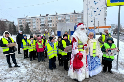 «Полицейский Дед Мороз». В Кургане проходит новогодняя акция