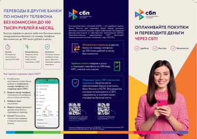 Оплачивайте покупки и переводите деньги через Систему быстрых платежей для физических лиц!