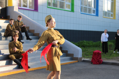 День Победы встретили школьными победами