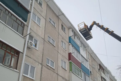 Внимание: на крышах сосульки!