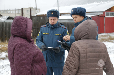 В Кургане проводятся противопожарные профилактические рейды в частном секторе