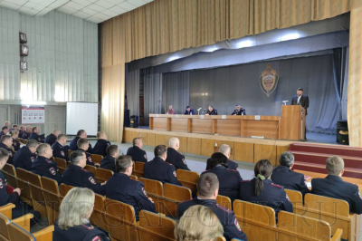 В Управлении МВД России по городу Кургану подвели итоги оперативно-служебной деятельности за 2023 год
