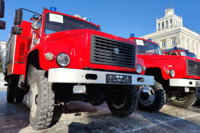 Курган получил для поста муниципальной пожарной охраны пожарный автомобиль
