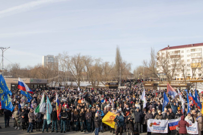 «Наш выбор – быть вместе». В Центральном парке культуры и отдыха состоялся концерт, посвященный воссоединению Крыма и Севастополя с Россией