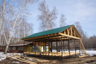 Продолжается восстановление загородного лагеря им. К. Мяготина