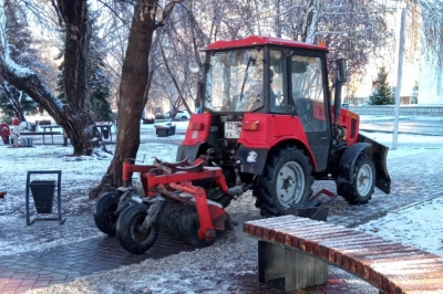Скверы и парки Кургана регулярно приводят в порядок