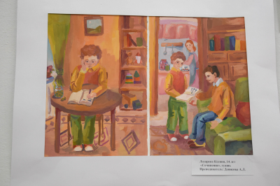Юные художники ДШИ № 1 нарисовали иллюстрации к стихам курганской поэтессы